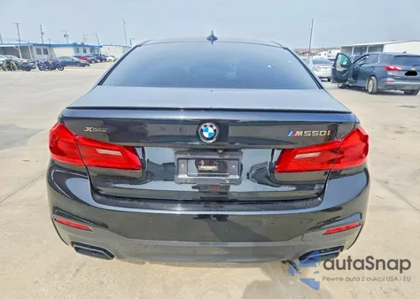 2018 BMW M550Xi z USA, uszkodzony, nr VIN WBAJB9C56JB036627